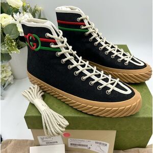 Men’s Gucci interlocking G high top sneakers size 9 made in Spain